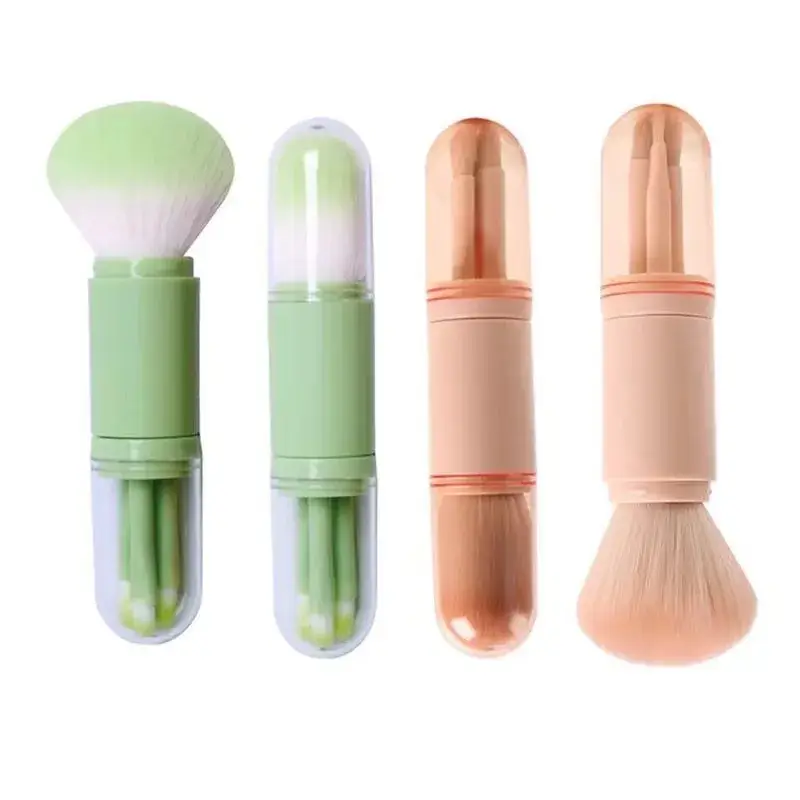 Pink Silicone Makeup Brush Set of 4 - Image 9
