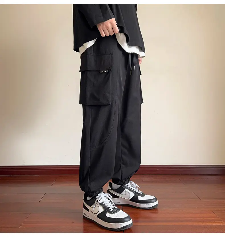 Men's Beige Cargo Pants 2025 Loose Fit Casual Joggers — feature 21