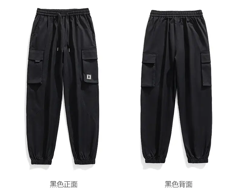 Men's Beige Cargo Pants 2025 Loose Fit Casual Joggers — feature 28