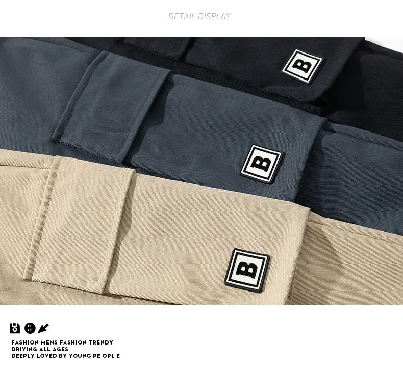 Men's Beige Cargo Pants 2025 Loose Fit Casual Joggers — feature 29