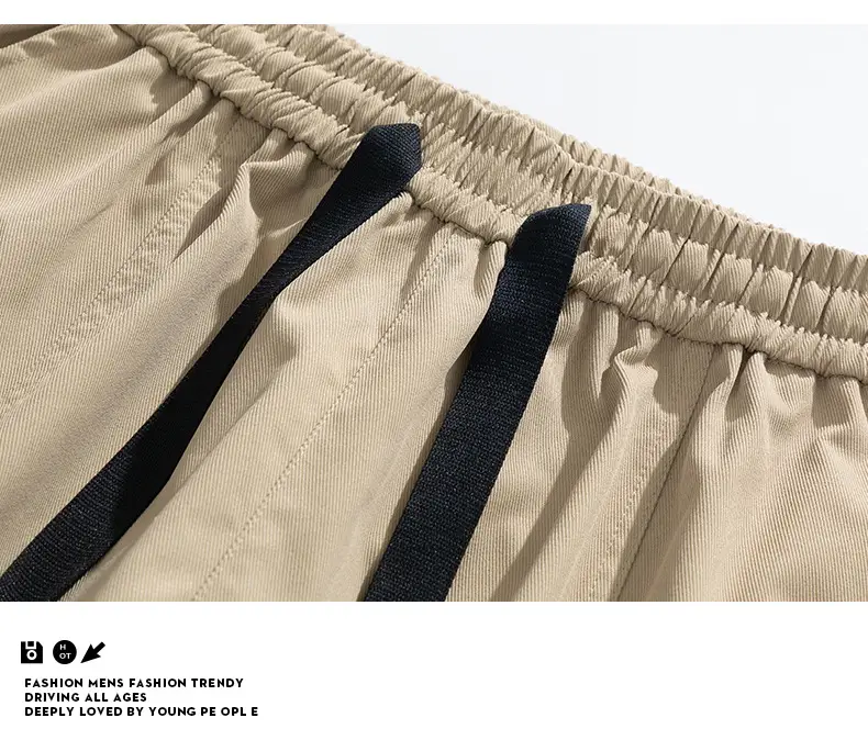 Men's Beige Cargo Pants 2025 Loose Fit Casual Joggers — feature 30