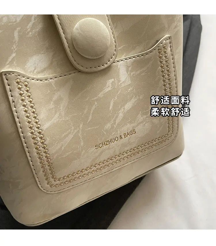 Women's Black Quilted Shoulder Bag with Rhinestone Detail — feature 2