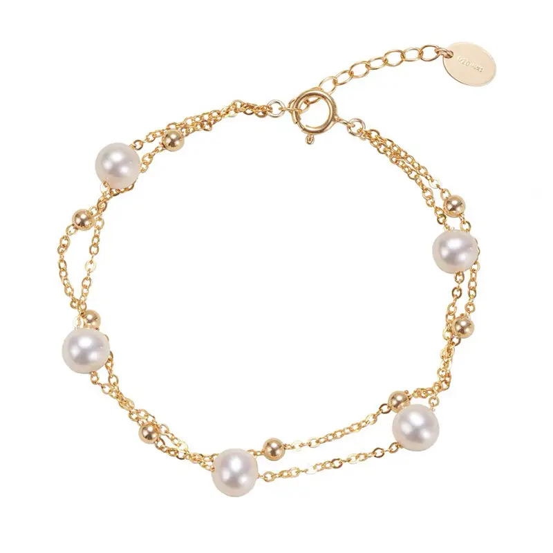 Gold Pearl Bracelet for Women Summer Fashion - Image 5