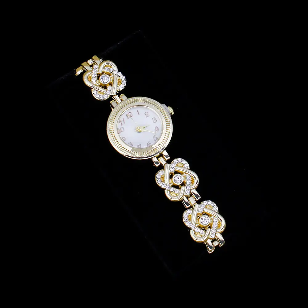 Flower Pendant Necklace Set for Women Quartz Watch Bracelet Accessories - Image 6