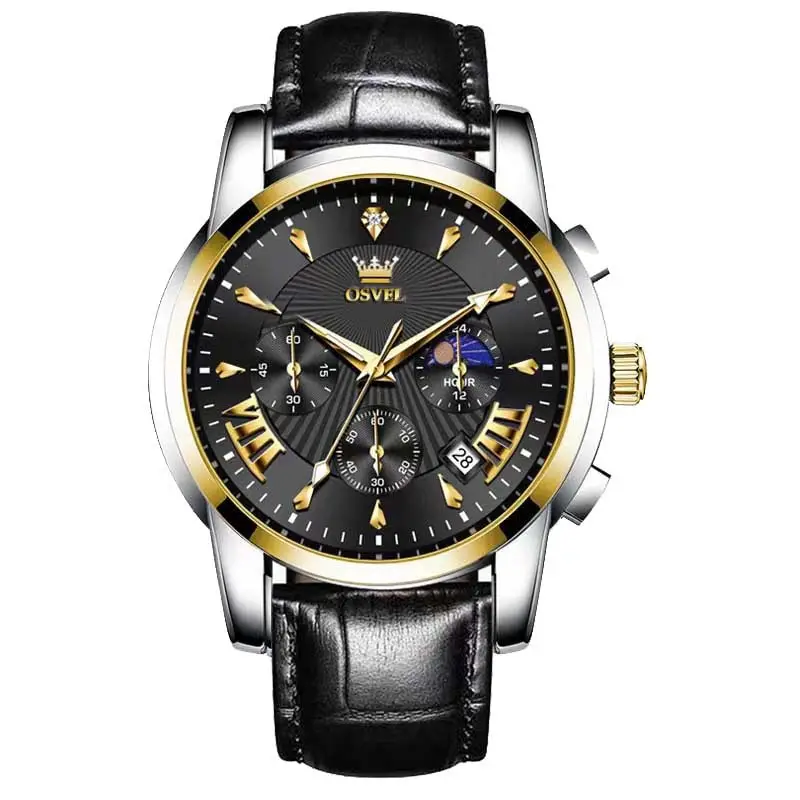 New Men's Watch Multifunctional Fashion Quartz Watch Business Steel Band Men's Watch Cross-border Wholesale Casual Men's Watch - Image 16