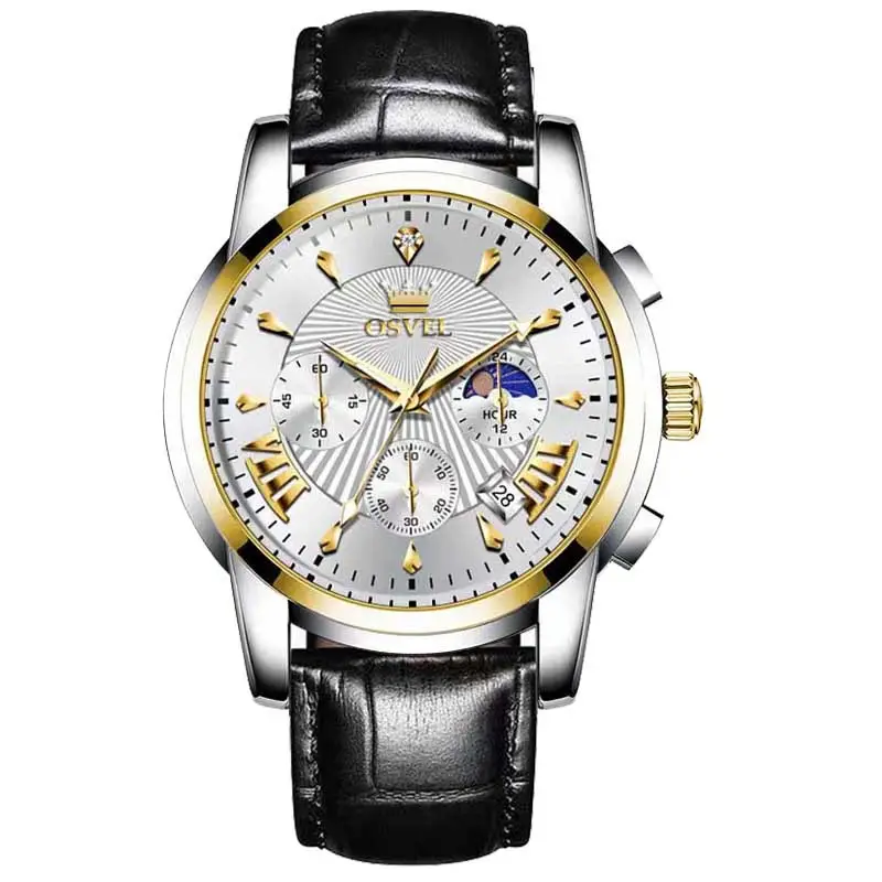 New Men's Watch Multifunctional Fashion Quartz Watch Business Steel Band Men's Watch Cross-border Wholesale Casual Men's Watch - Image 17