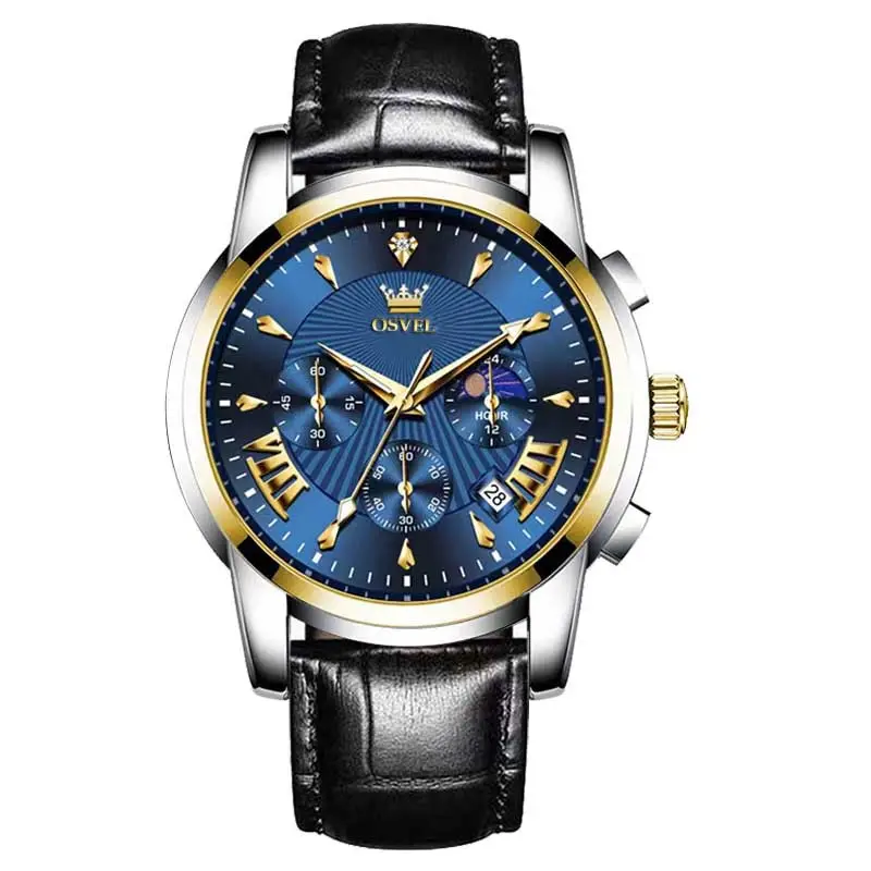 New Men's Watch Multifunctional Fashion Quartz Watch Business Steel Band Men's Watch Cross-border Wholesale Casual Men's Watch - Image 18
