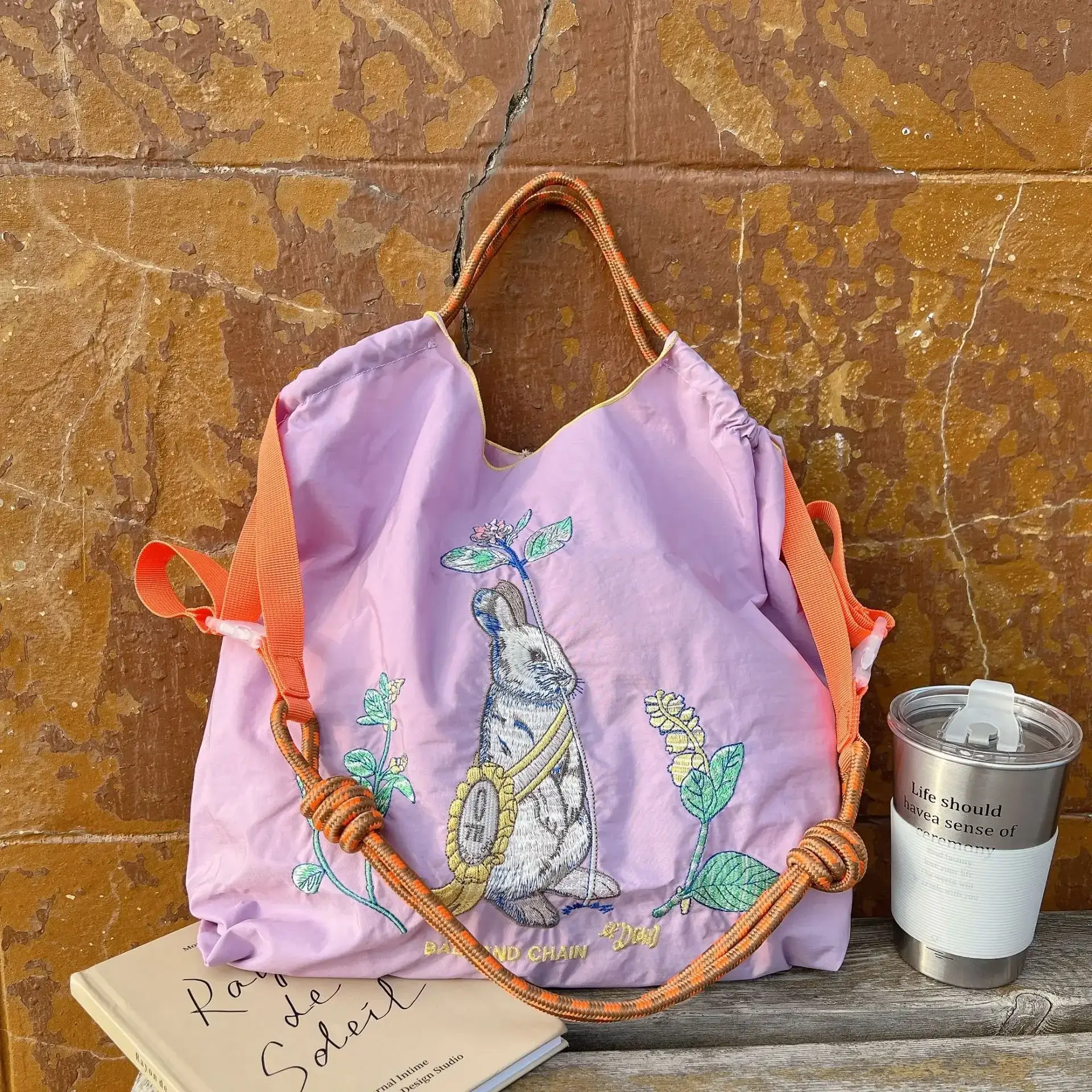 Green Embroidered Shoulder Bag for Women - Image 32