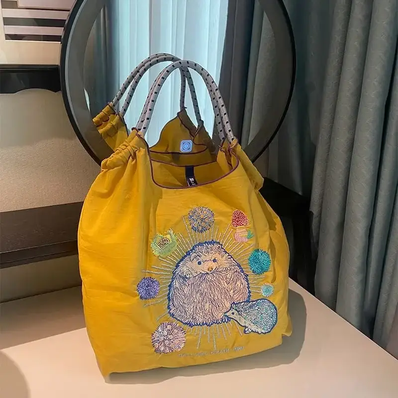 Green Embroidered Shoulder Bag for Women - Image 55