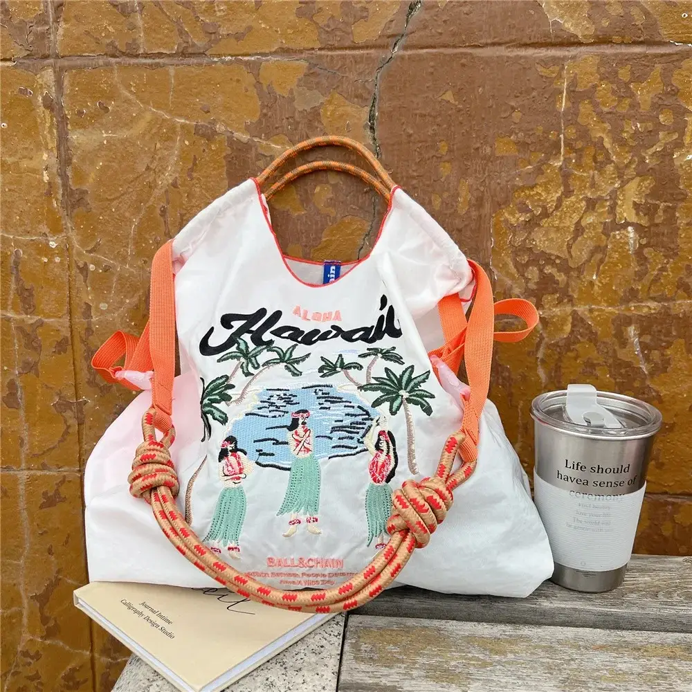 Green Embroidered Shoulder Bag for Women - Image 68