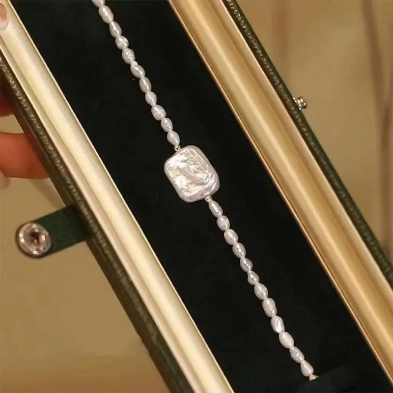 Freshwater Pearl Bracelet for Women Square Design - Image 5