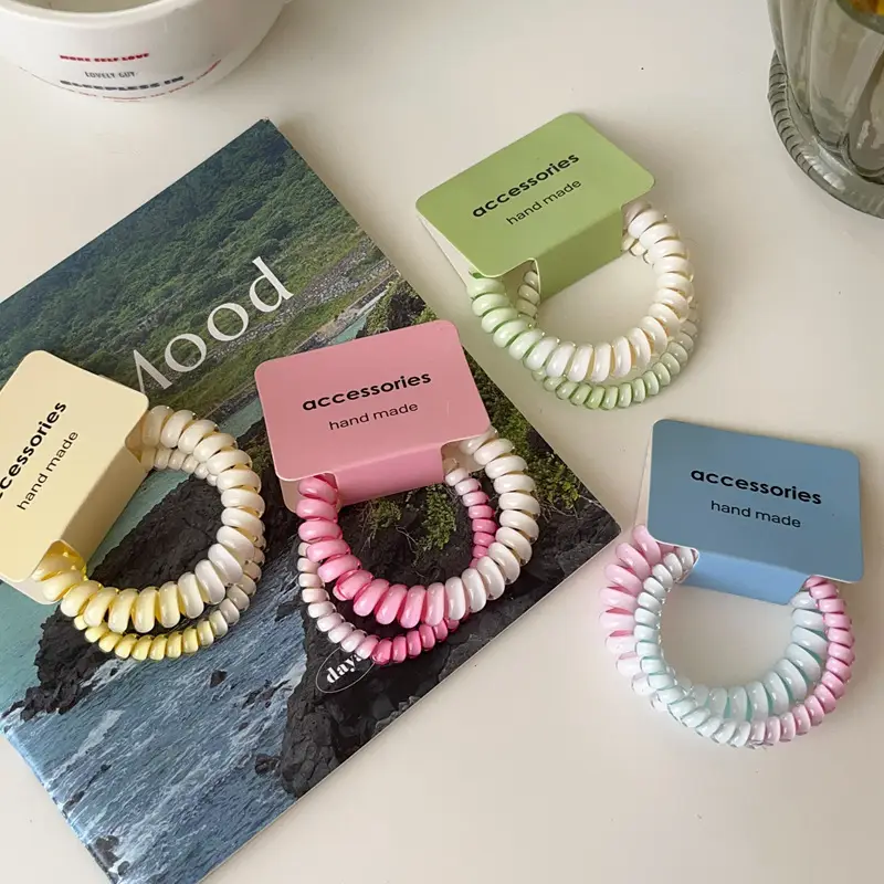 Spring Hair Band with Gradient Rope Design - Image 8
