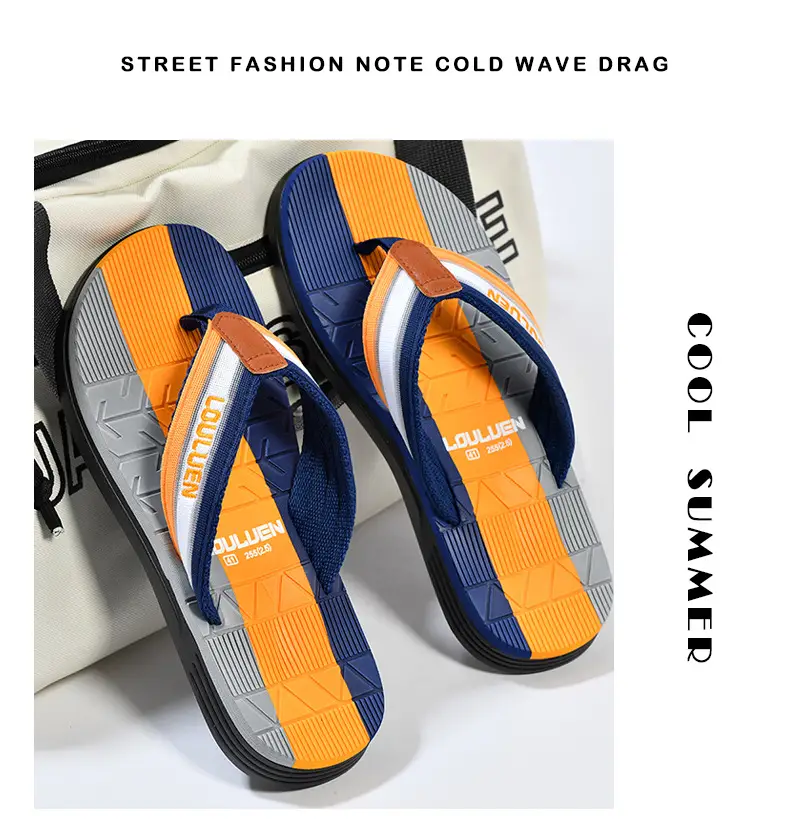 Cross-border Summer New Flip-flops Men's High-end Sense Casual Flip-flops Men's Slippers Outer Wear Non-slip Beach Sandals — feature 14