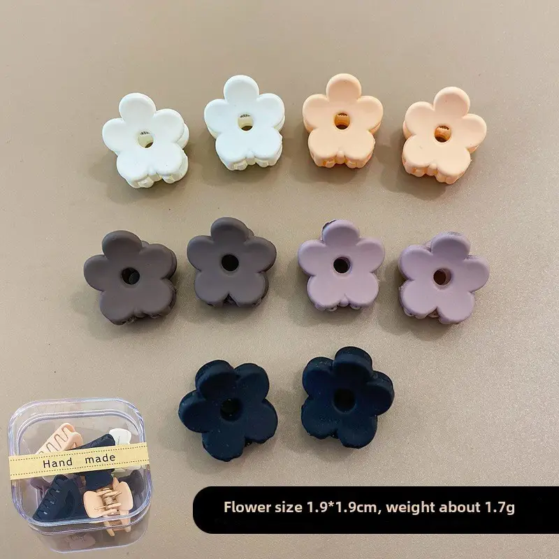 Milk Curry Storage Box Ten Pack Grab Clip Mini High Pony Tail Hair Grab Side Small Bangs Clip Princess Hair Clip - Image 24