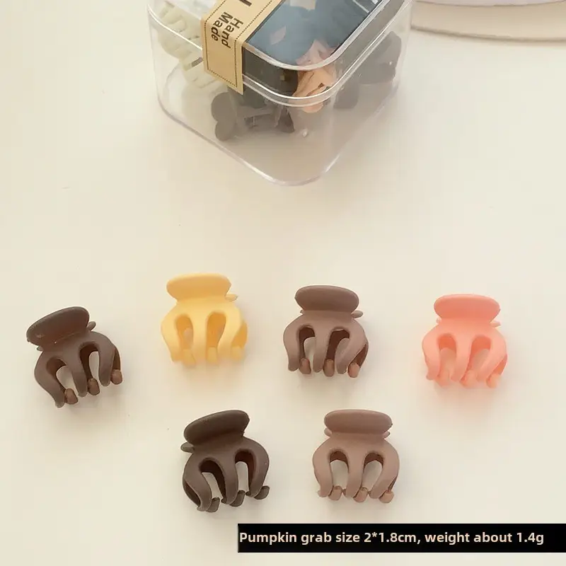Milk Curry Storage Box Ten Pack Grab Clip Mini High Pony Tail Hair Grab Side Small Bangs Clip Princess Hair Clip - Image 28