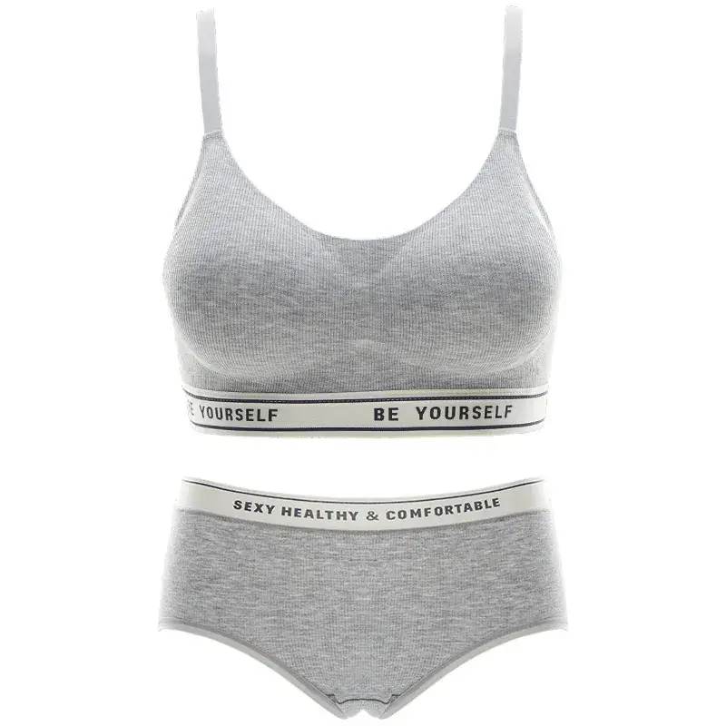 Vest-Style Sports Bra for Women Light Blue Push-Up