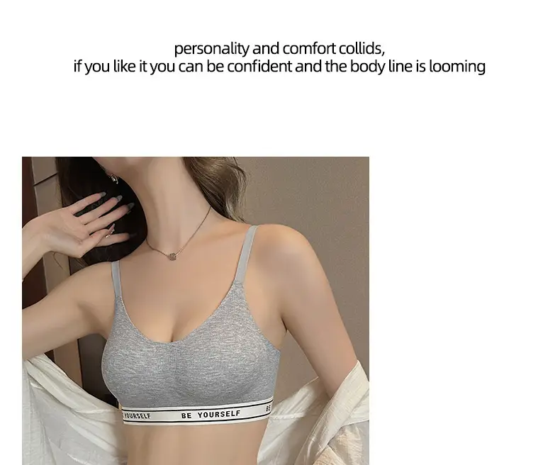 Vest-Style Sports Bra for Women Light Blue Push-Up — feature 33