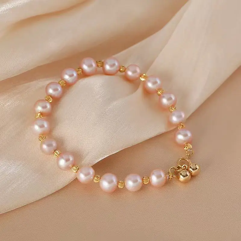 18k Gold Plated Pearl Bracelet for Women