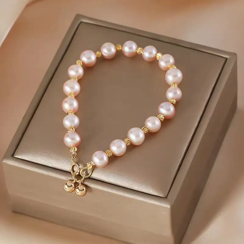 18k Gold Plated Pearl Bracelet for Women