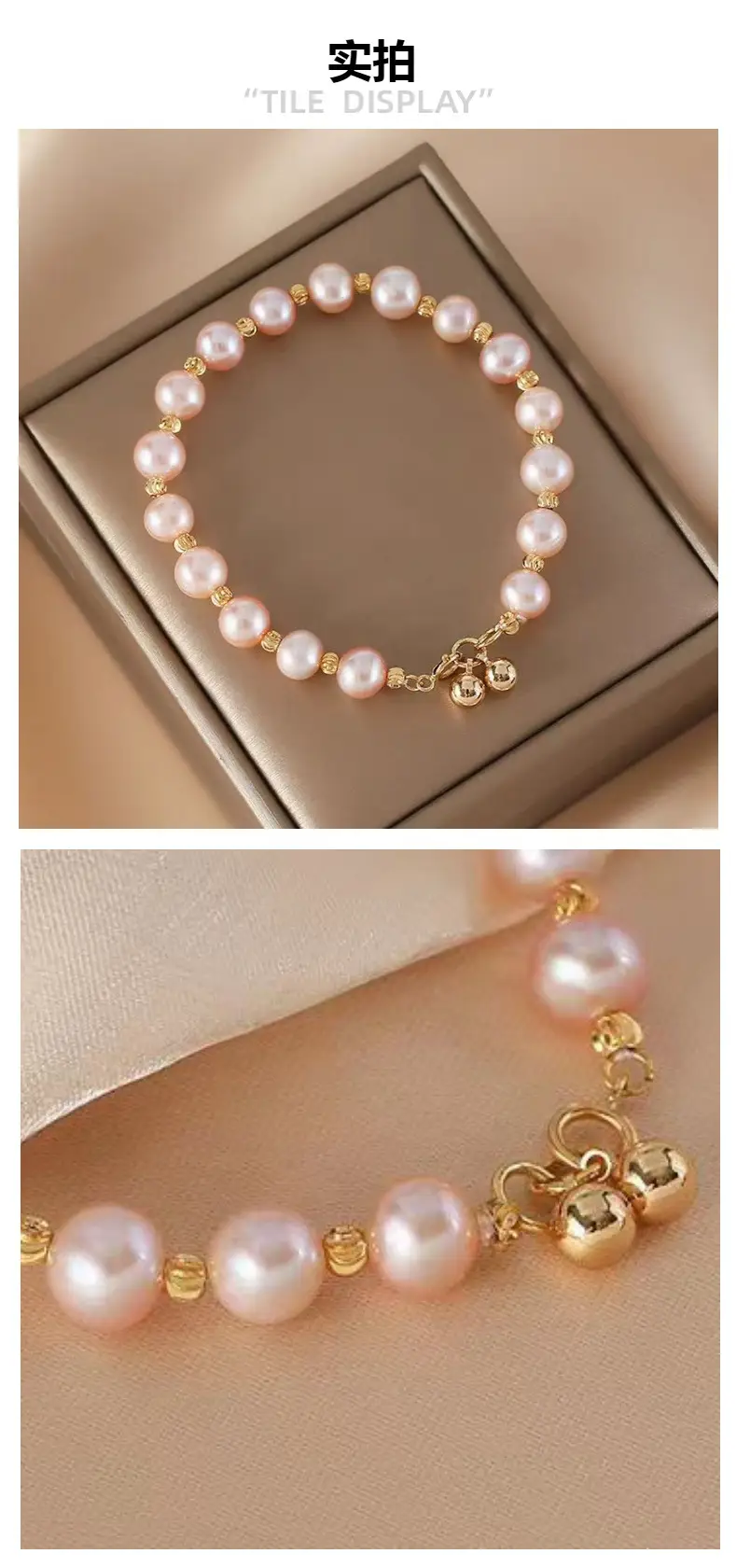 18k Gold Plated Pearl Bracelet for Women — feature 4