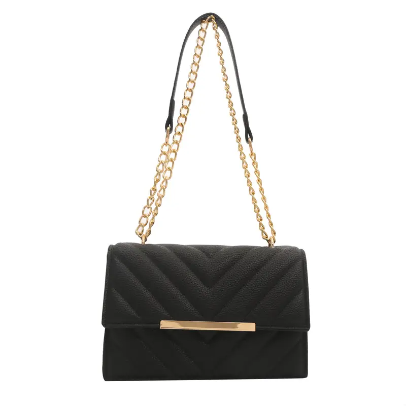 White Rhombus Chain Messenger Bag 2024 - Image 2