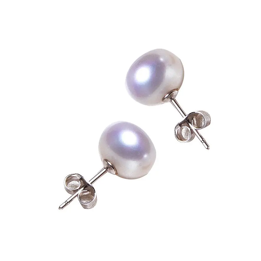 Aurora Natural Pearl Earrings S925 Silver - Image 5