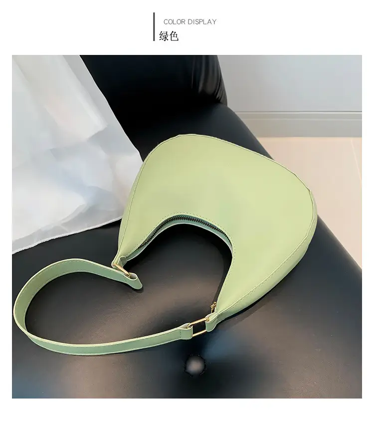 Korean Women Shoulder Bag Solid Texture 2024 Spring New — feature 11