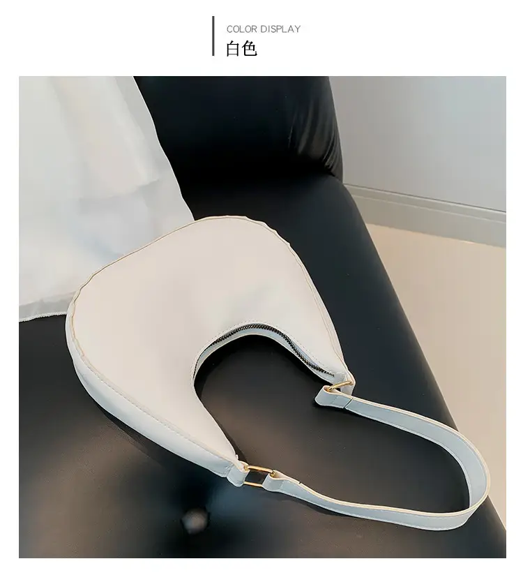 Korean Women Shoulder Bag Solid Texture 2024 Spring New — feature 15
