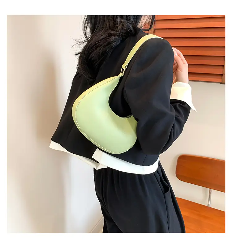 Korean Women Shoulder Bag Solid Texture 2024 Spring New — feature 22