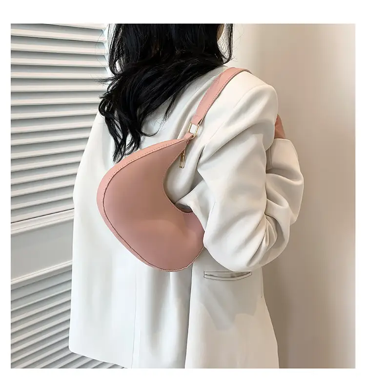 Korean Women Shoulder Bag Solid Texture 2024 Spring New — feature 29