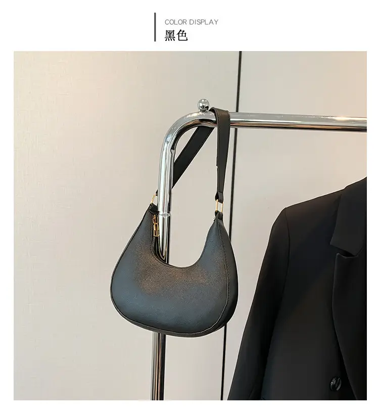 Korean Women Shoulder Bag Solid Texture 2024 Spring New — feature 9