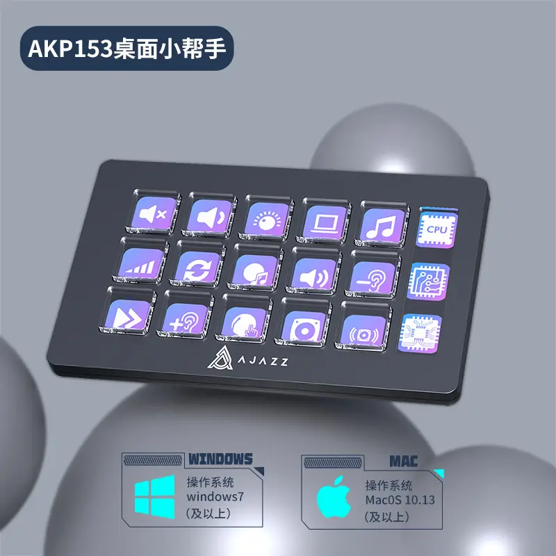 Black Jue AKP153 Live Tone Controller with RGB Lighting - Image 3