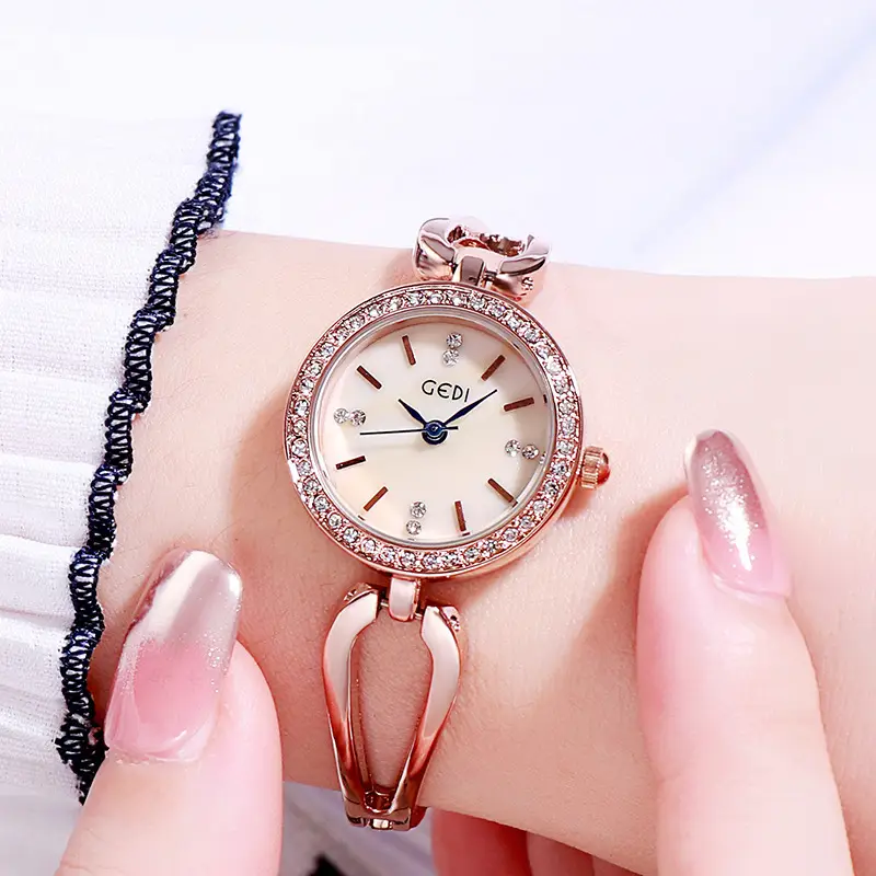 Goldie Light Diamond Studded Women's Quartz Watch - Image 5