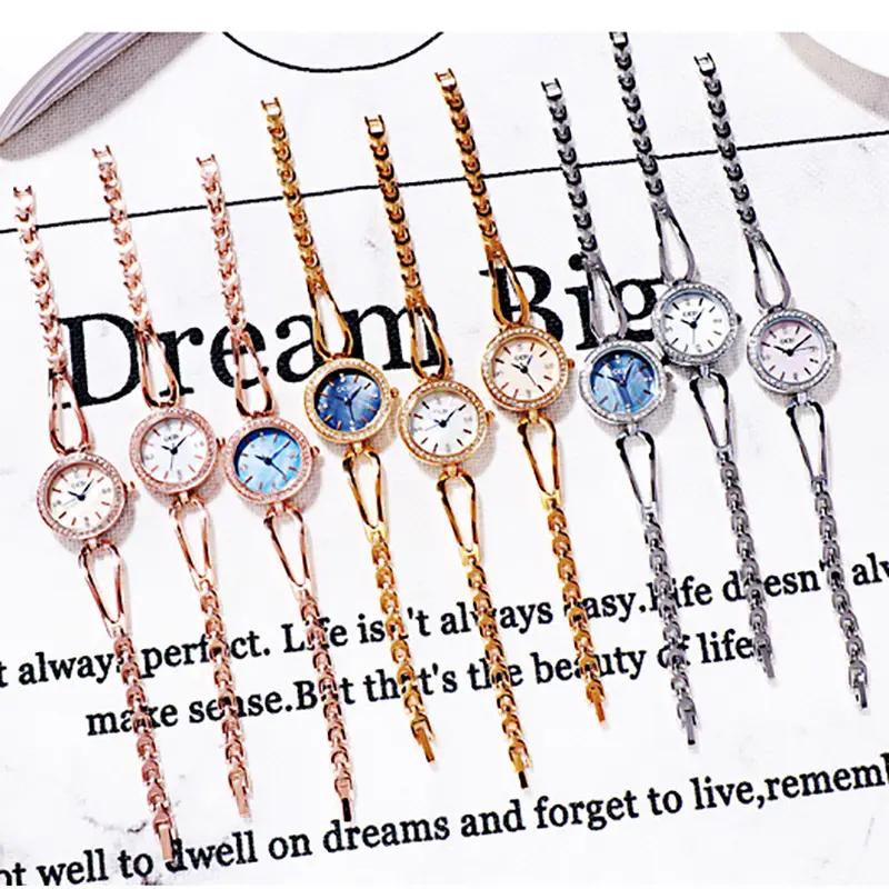 Goldie Light Diamond Studded Women's Quartz Watch - Image 7