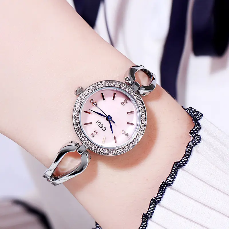 Goldie Light Diamond Studded Women's Quartz Watch - Image 3