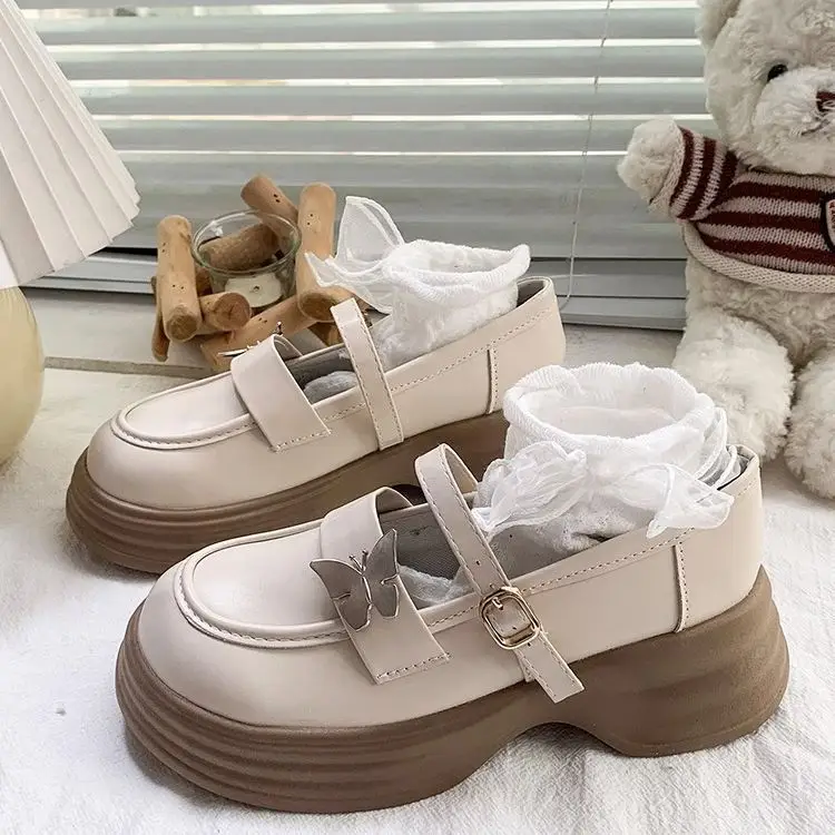 Women French Retro British Preppy Shoes Mary Jane Small Leather Autum 2025 - Image 6