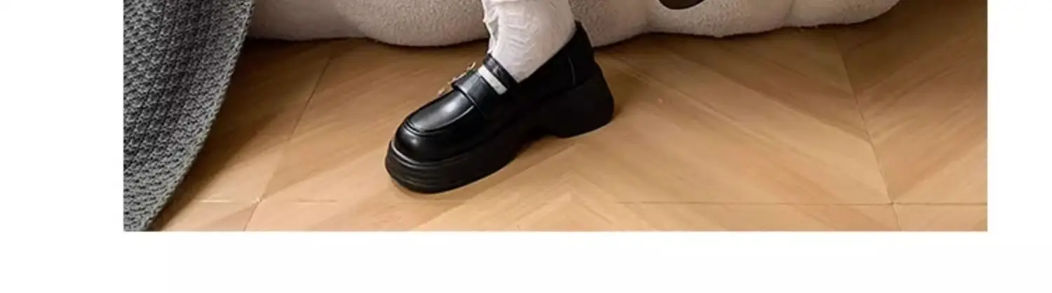 Women French Retro British Preppy Shoes Mary Jane Small Leather Autum 2025 โ feature 17