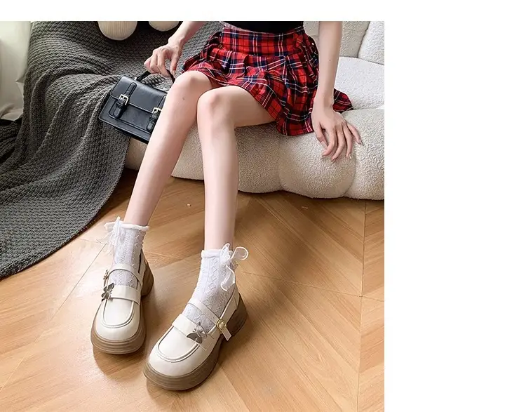 Women French Retro British Preppy Shoes Mary Jane Small Leather Autum 2025 โ feature 23