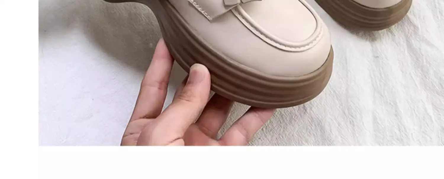 Women French Retro British Preppy Shoes Mary Jane Small Leather Autum 2025 โ feature 36
