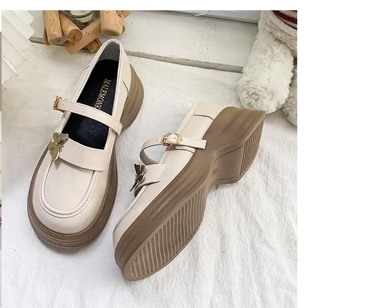 Women French Retro British Preppy Shoes Mary Jane Small Leather Autum 2025 โ feature 37