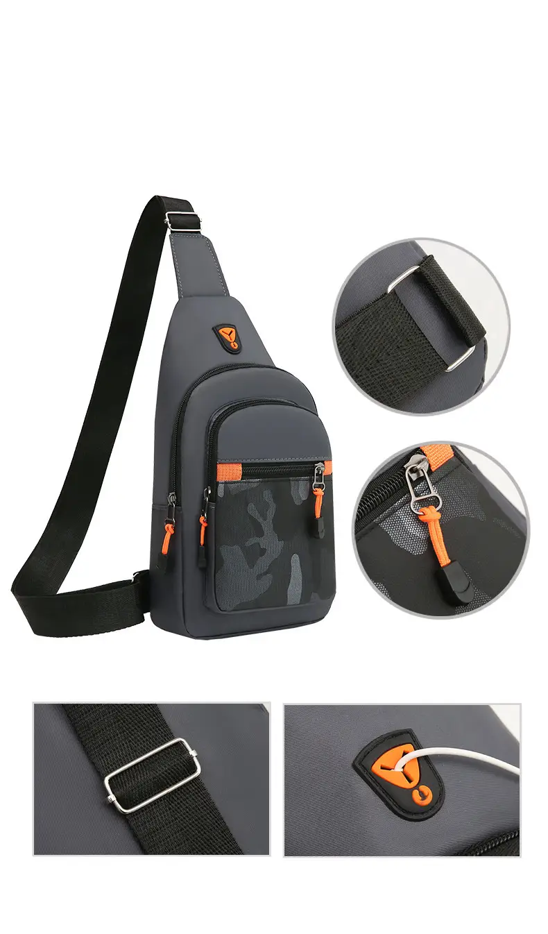 Waterproof Multi-Layer Chest Bag for Men Women — feature 2