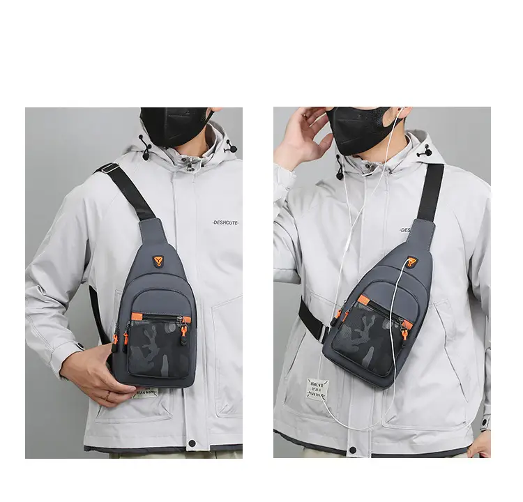 Waterproof Multi-Layer Chest Bag for Men Women — feature 3