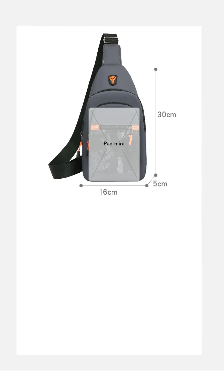 Waterproof Multi-Layer Chest Bag for Men Women — feature 7