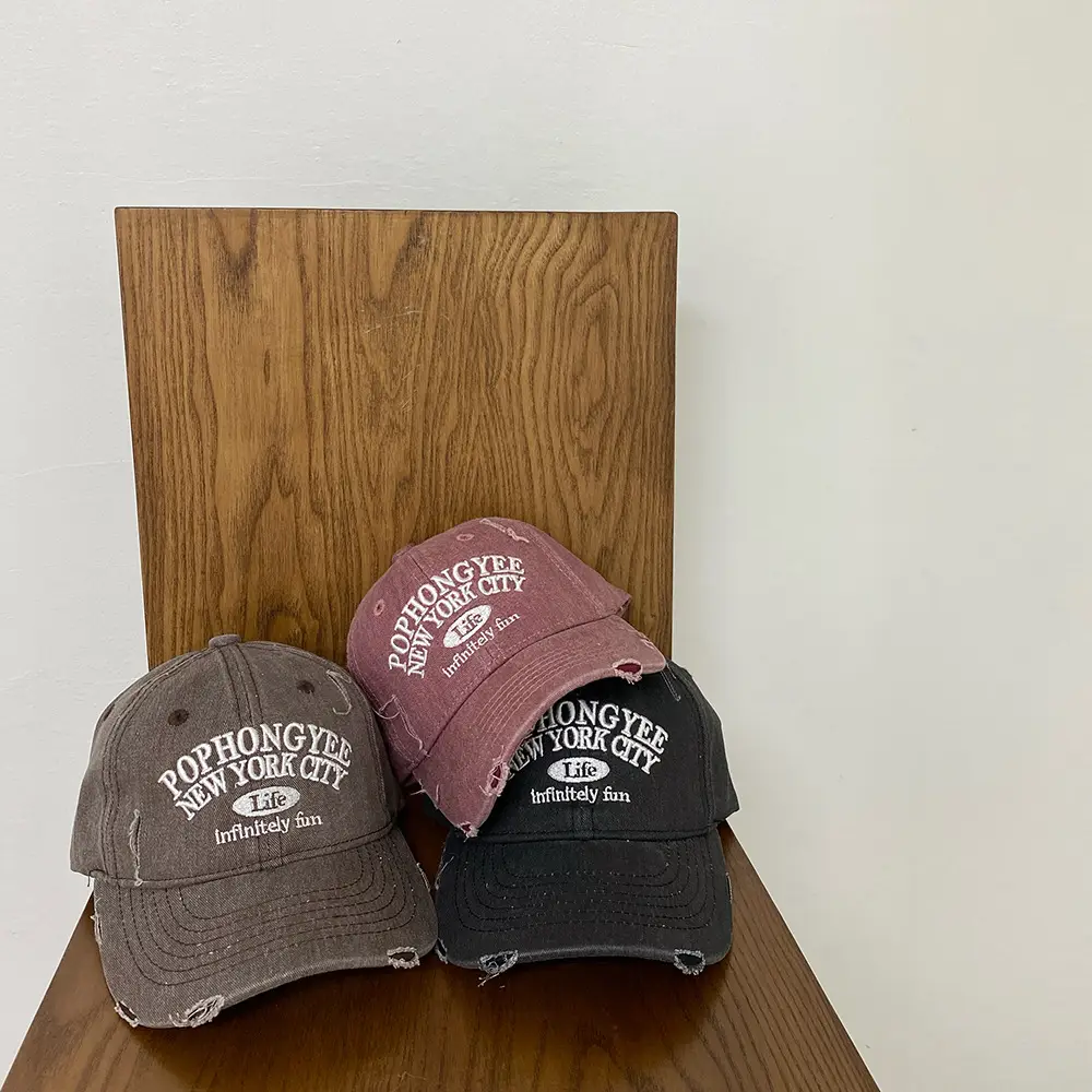 Kids Baseball Cap with "HOP FONGYER NEW YORK CITY" Embroidery - Image 5