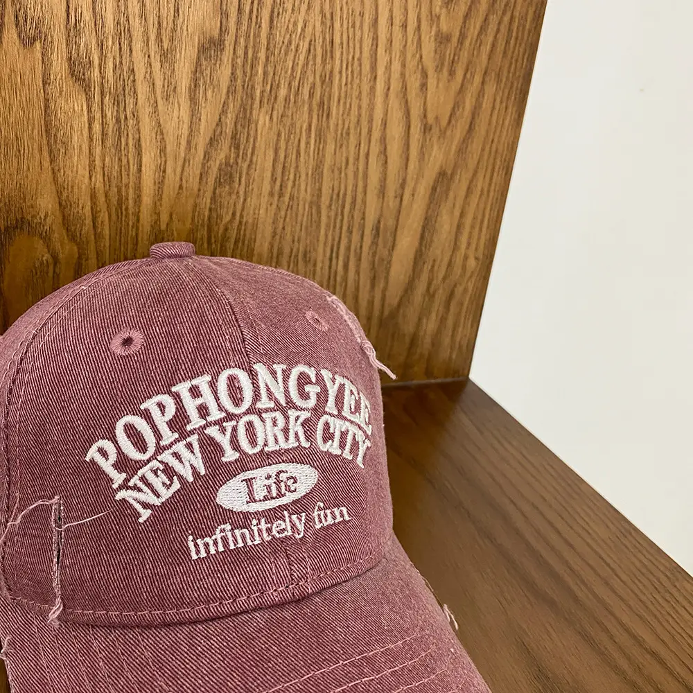 Kids Baseball Cap with "HOP FONGYER NEW YORK CITY" Embroidery - Image 6