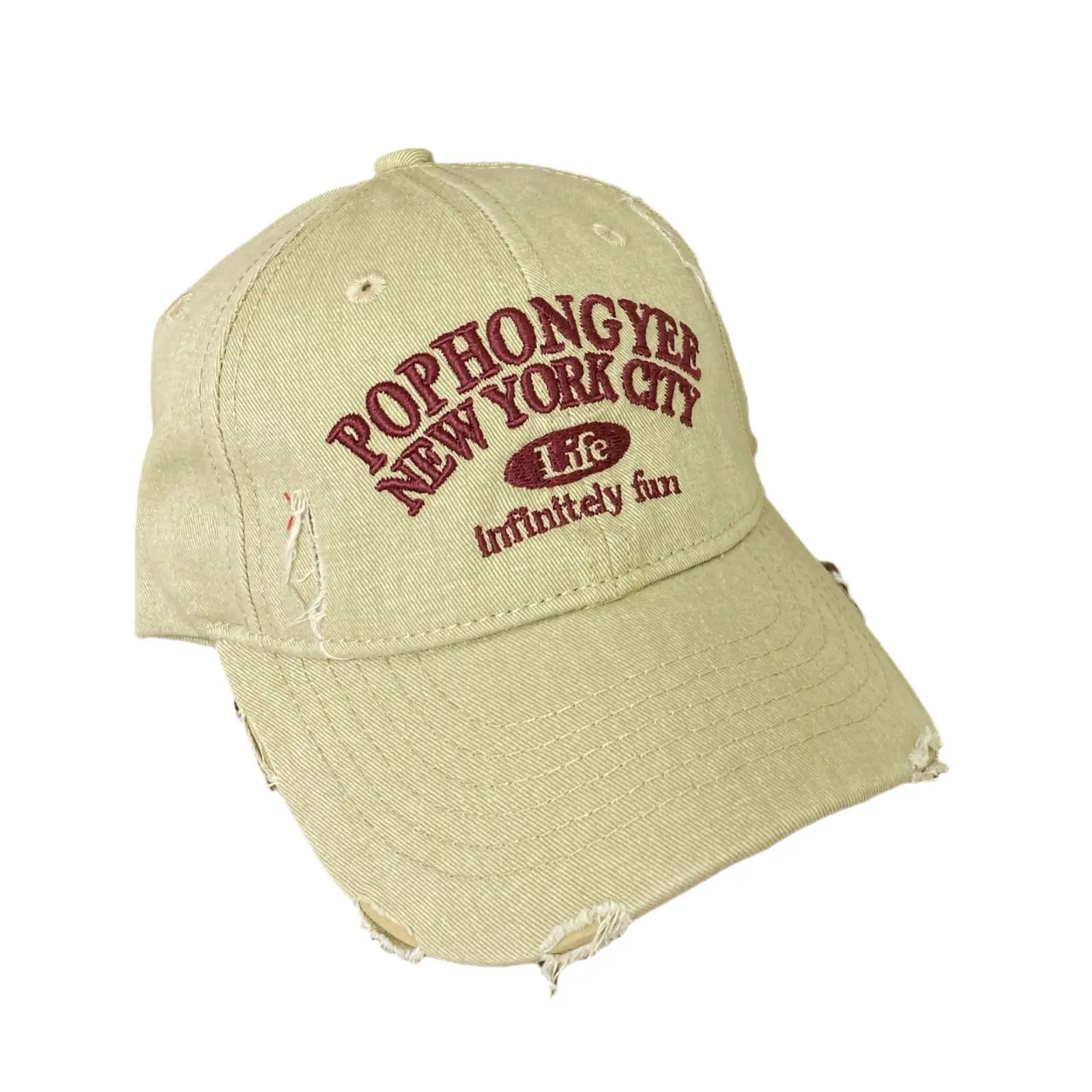 Kids Baseball Cap with "HOP FONGYER NEW YORK CITY" Embroidery - Image 7