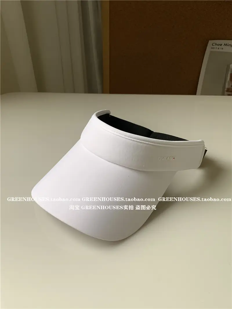 Women Anti-UV Topless Hat Light Blue K-Style - Image 5
