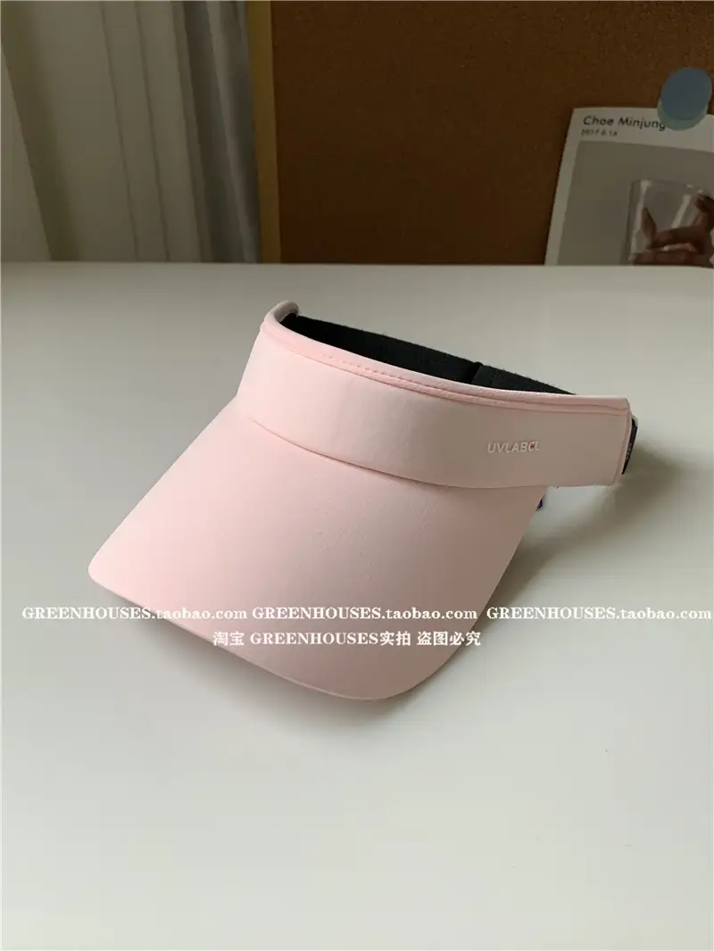 Women Anti-UV Topless Hat Light Blue K-Style - Image 6