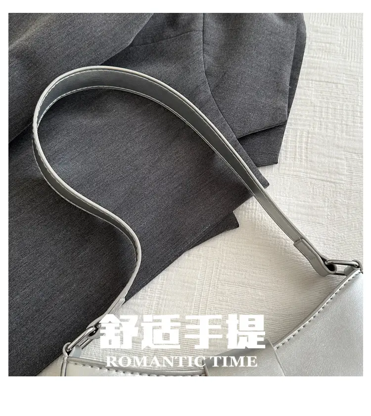Silver Satchel Shoulder Bag Women's New 2025 — feature 8