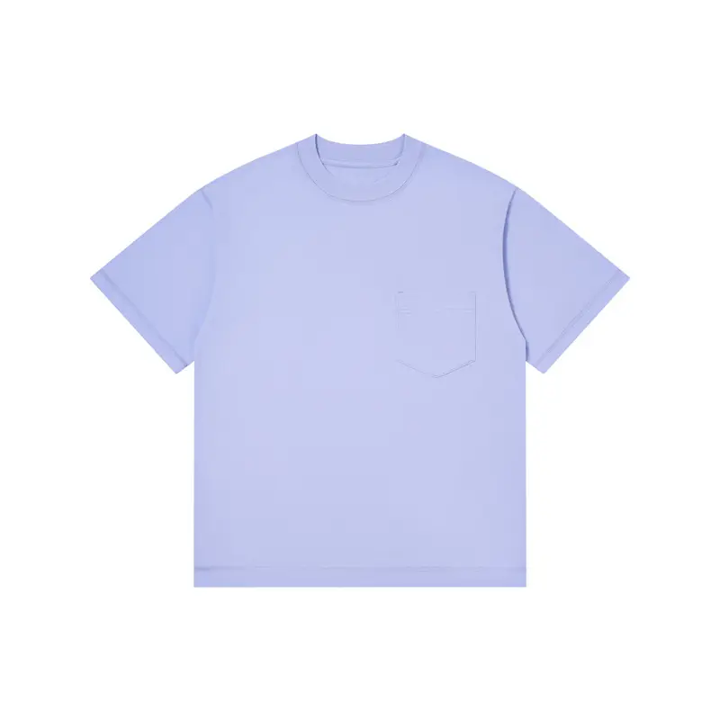 Men's Mint Ice Cotton T-Shirt with Pocket - Image 5